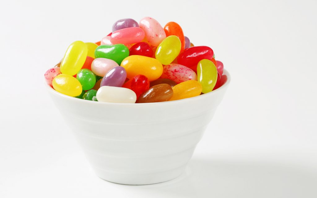 Bowl of jelly beans