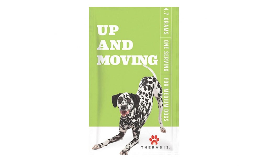 Up and Moving CBD-infused pet supplement from Therabis