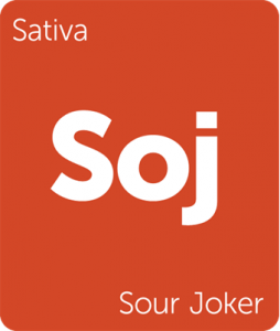 Leafly Sour Joker sativa cannabis strain