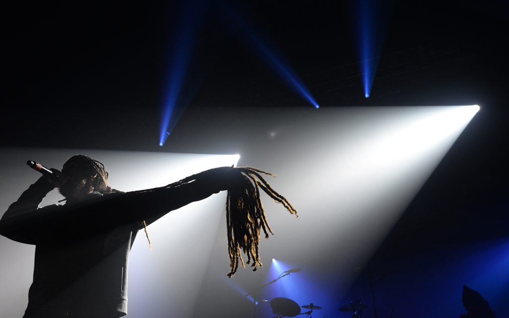 Damian "Jr. Gong" Marley performing at The Emerald Cup.