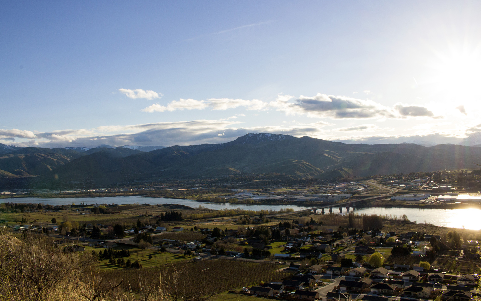 Wenatchee Valley in Chelan County, Washington.