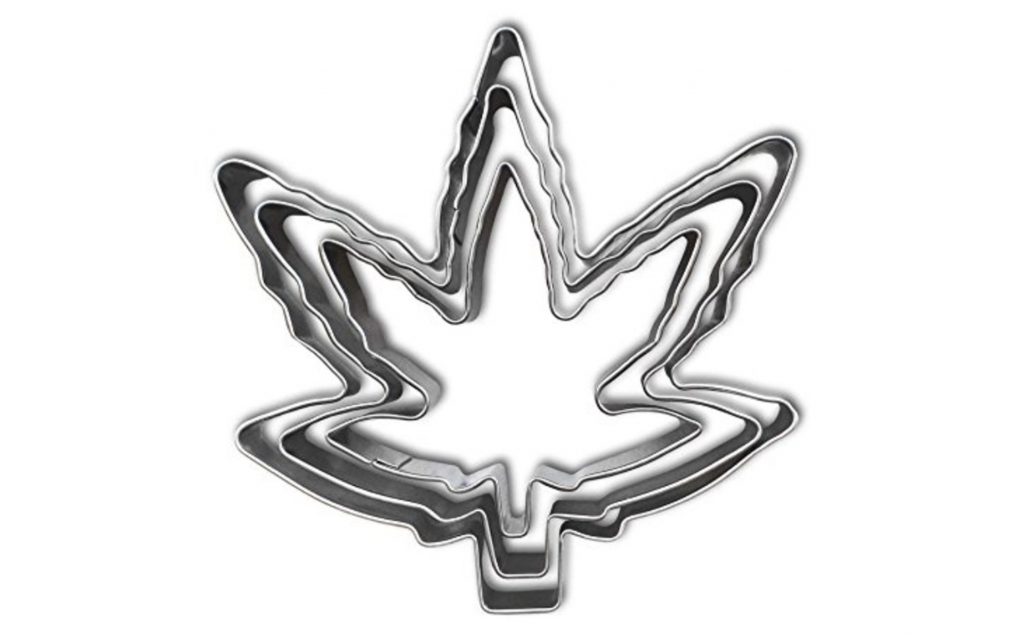 Cannabis Leaf Cookie Cutter Set