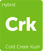 Leafly Cold Creek Kush hybrid cannabis strain tile