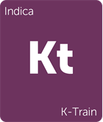 Leafly K-Train indica cannabis strain tile