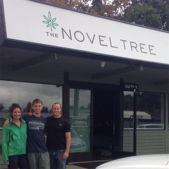 The Novel Tree recreational cannabis dispensary in Bellevue, Washington