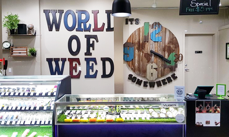 World of Weed recreational cannabis dispensary in Tacoma, Washington