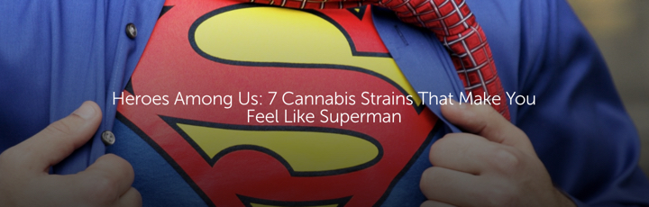 Heroes Among Us: 7 Cannabis Strains That Make You Feel Like Superman