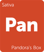 Leafly sativa Pandora's Box cannabis strain tile