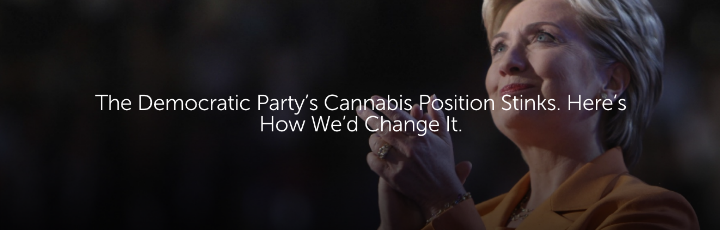  The Democratic Party’s Cannabis Position Stinks. Here’s How We’d Change It.