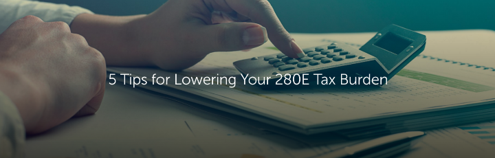 5 Tips for Lowering Your 280E Tax Burden