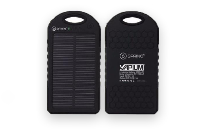 Vapium spring solar charger