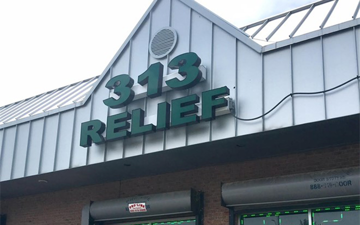 313 Relief medical cannabis dispensary in Detroit, Michigan