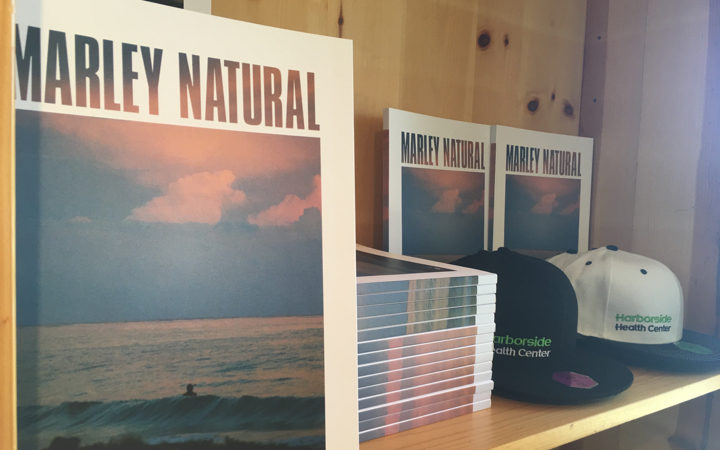 Marley Natural gear at Harborside Health Center in Oakland, California