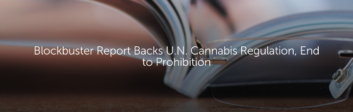  Blockbuster Report Backs U.N. Cannabis Regulation, End to Prohibition